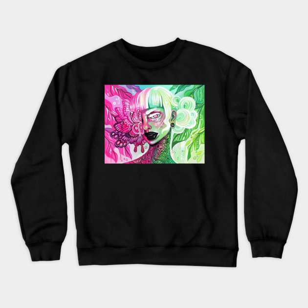 Toxic Crewneck Sweatshirt by Bethaliceart